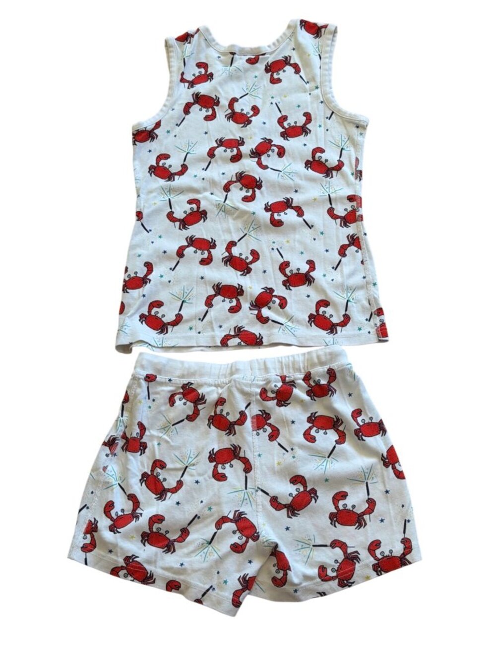 Hanna Andersson organic cotton pajama set Small Lobster Coastal Rare - Picture 10 of 14